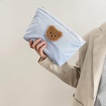 Túi đựng mỹ phẩm cầm tay màu sắc kẹo ngọt