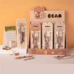 Bộ bút chì bấm tự động họa tiết gấu xinh xắn