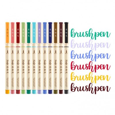 Bút viết thư pháp nhiều màu