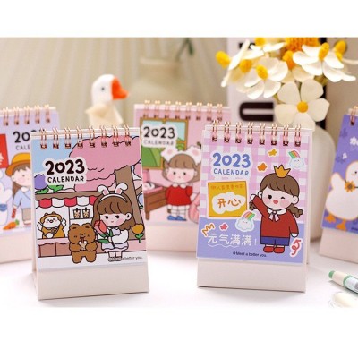 Lịch mini 2023 hình cô gái