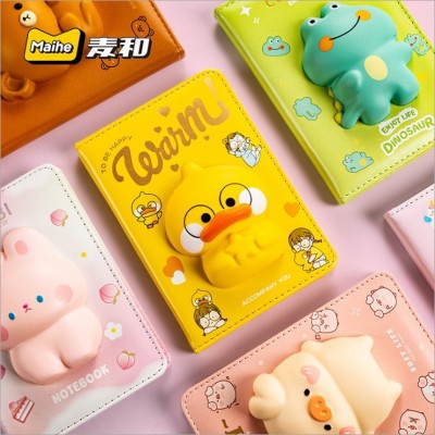 Sổ lưu niệm gắn thú mềm 