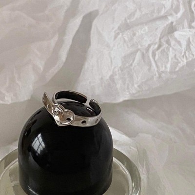 Nhẫn trái tim inox