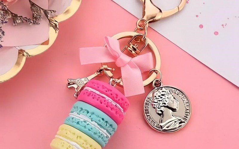 MÓC KHÓA HÌNH MACARON