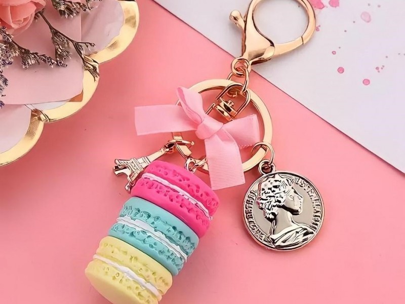 MÓC KHÓA HÌNH MACARON