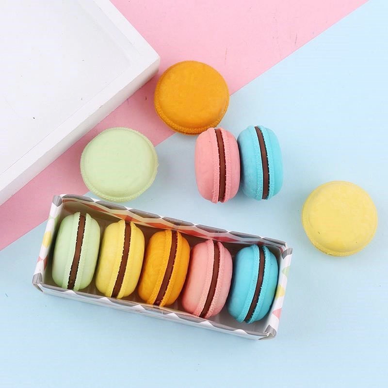 Tẩy hình bánh macaron 