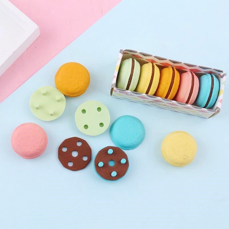 Tẩy hình bánh macaron 