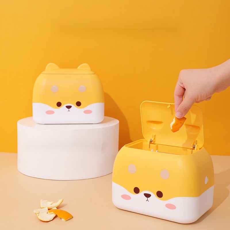Thùng rác mini Shiba
