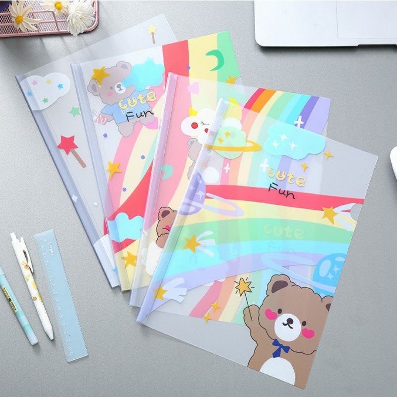 File rút gáy A4 hoạ tiết đáng yêu