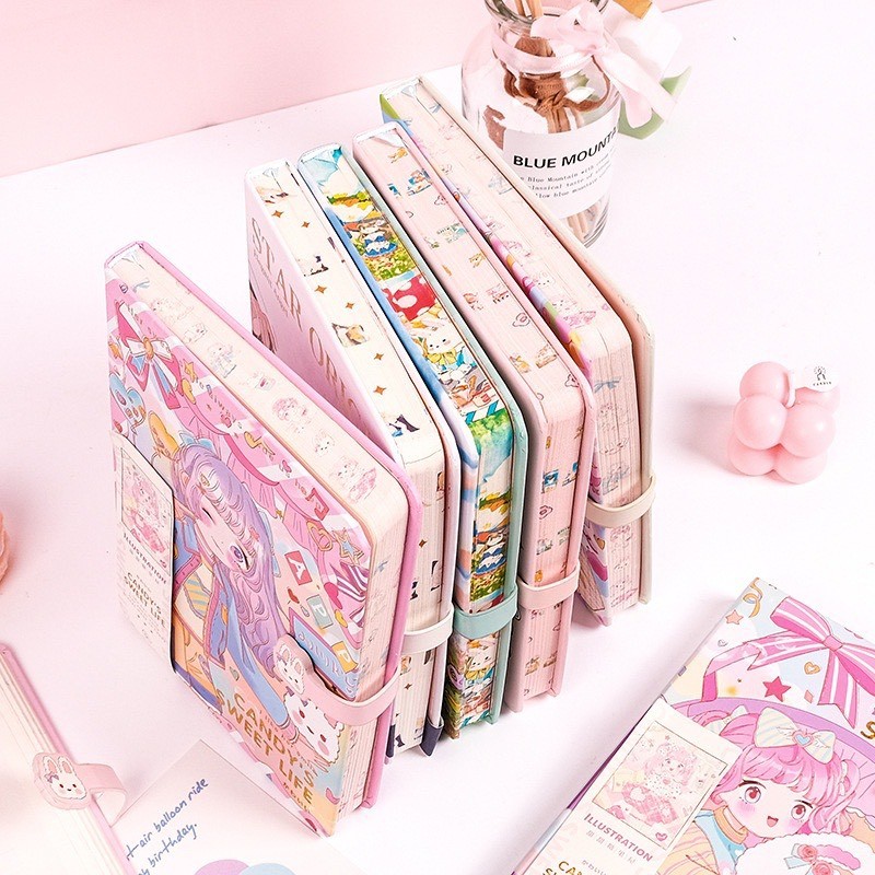 Sổ tay ghi chú khóa nam châm 32k