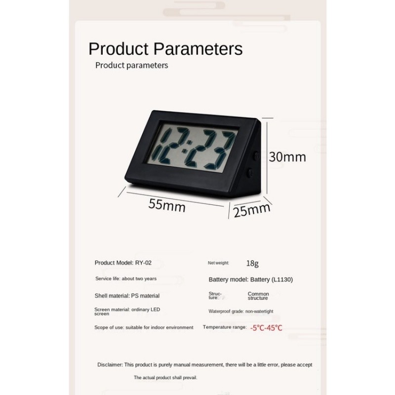 Đồng hồ điện tử mini