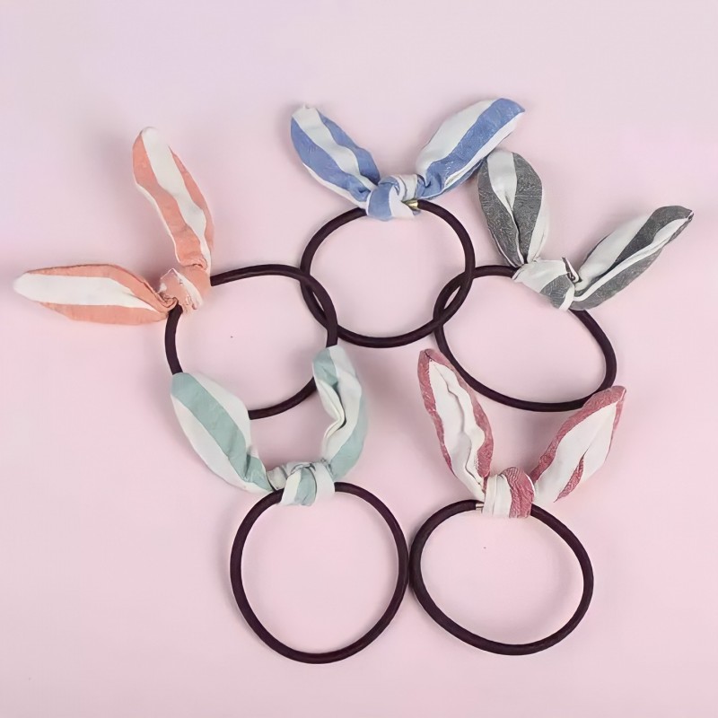 Buộc tóc nơ thỏ