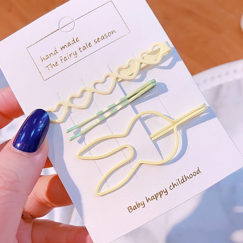 Set kẹp tóc dẹp